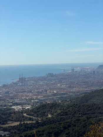 Ruta con vistas cerca Barcelona